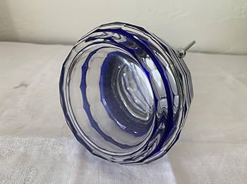 Amazon.co.jp: 昭和レトロ シュガーポット 切子 ガラス 砂糖入れ